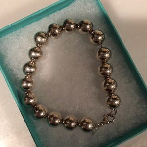 Authentic Tiffany Silver Pearl Bracelet